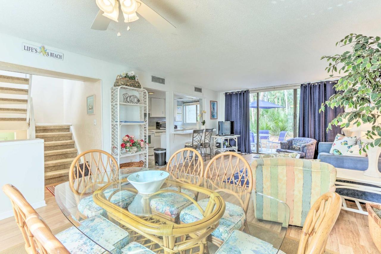 Hilton Head Island Townhome Patio, Walk To Beach Exterior foto